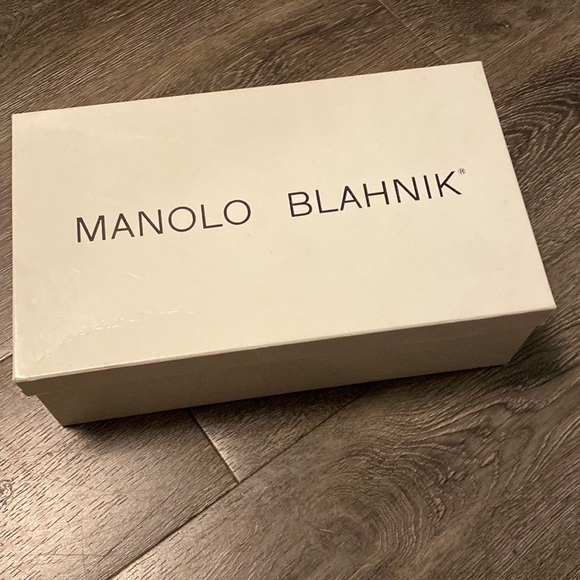 Vintage Manolo Blahnik Astuta lucite slide heels. NIB 38 - Picture 4 of 14